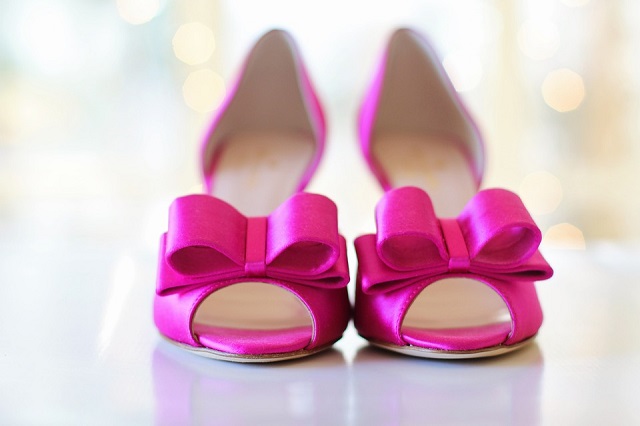 scarpe matrimonio fucsia